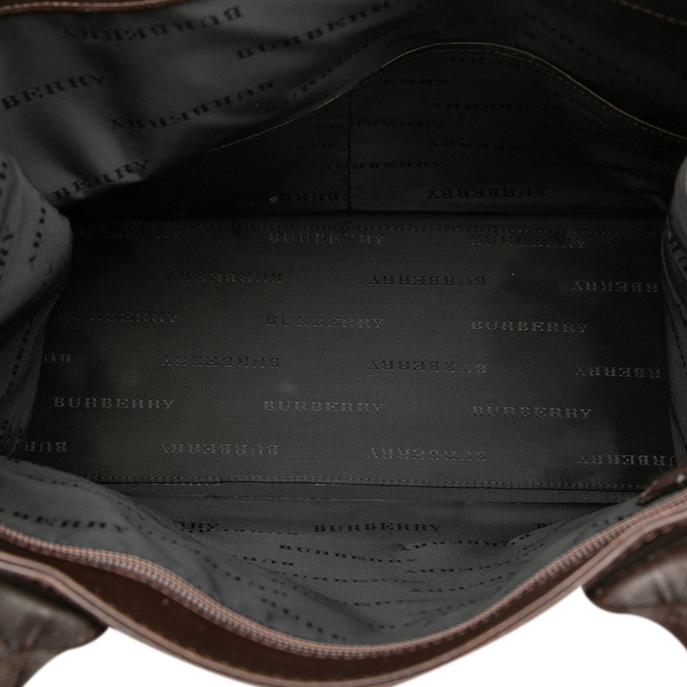 Pre-Loved Burberry House Check Canvas Convertible Tote - Picture 4 of 6